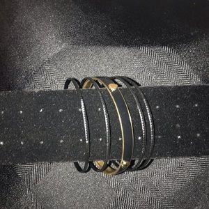 Black & Gold bangles